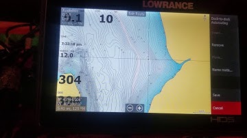 Creating Lowrance/MotorGuide routes along contour lines