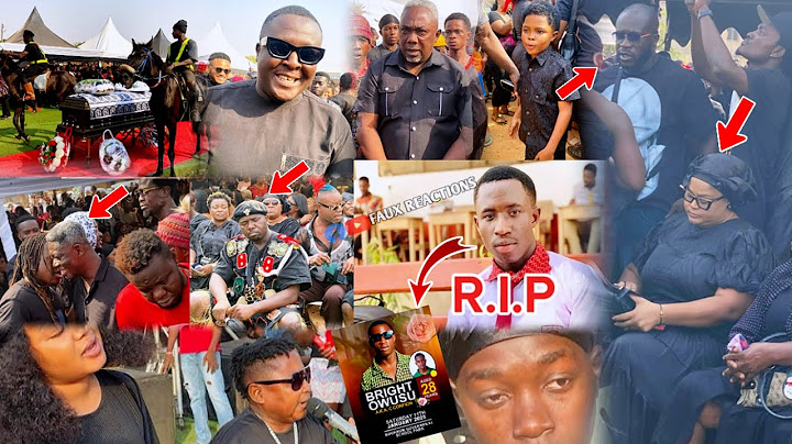 Dr. Likee, Lilwin,Vivian Jill, Agya Koo, Nana Yeaboah,Jude And Others Storms C Confion’s Funeral