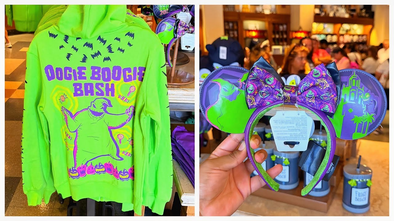 NEW] Oogie Boogie Bash 2025 Merch Tour! Opening Day First Look At