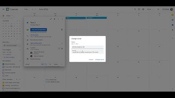 Change the Organizer of a Google Calendar Appointment