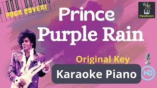 Purple Rain - Piano Karaoke (Prince)