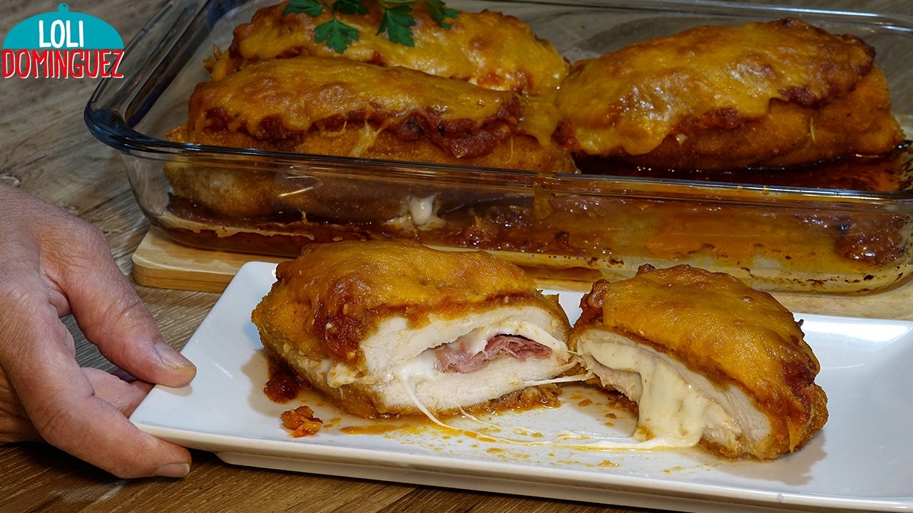 PECHUGAS DE POLLO A LA NAPOLITANA. Una receta fácil y con la que disfrutareis todos en casa - CARNES