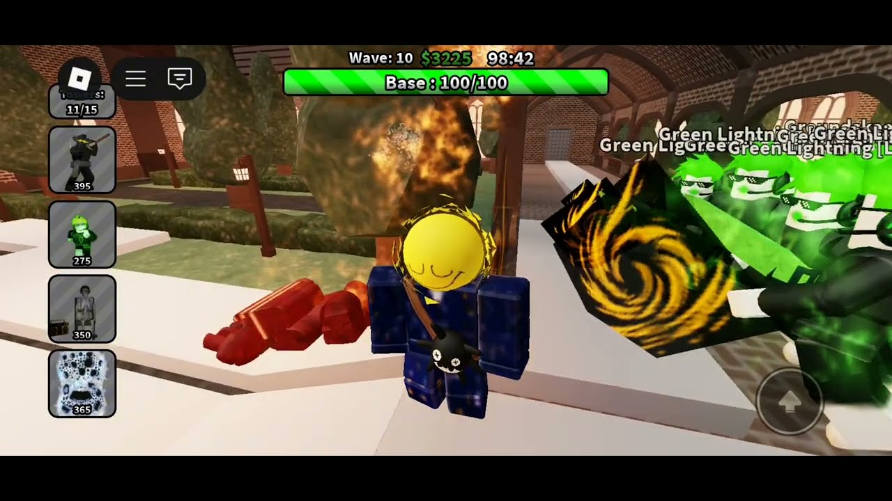 This how beat Halloween The Courtyard map in Doors Tower Defense