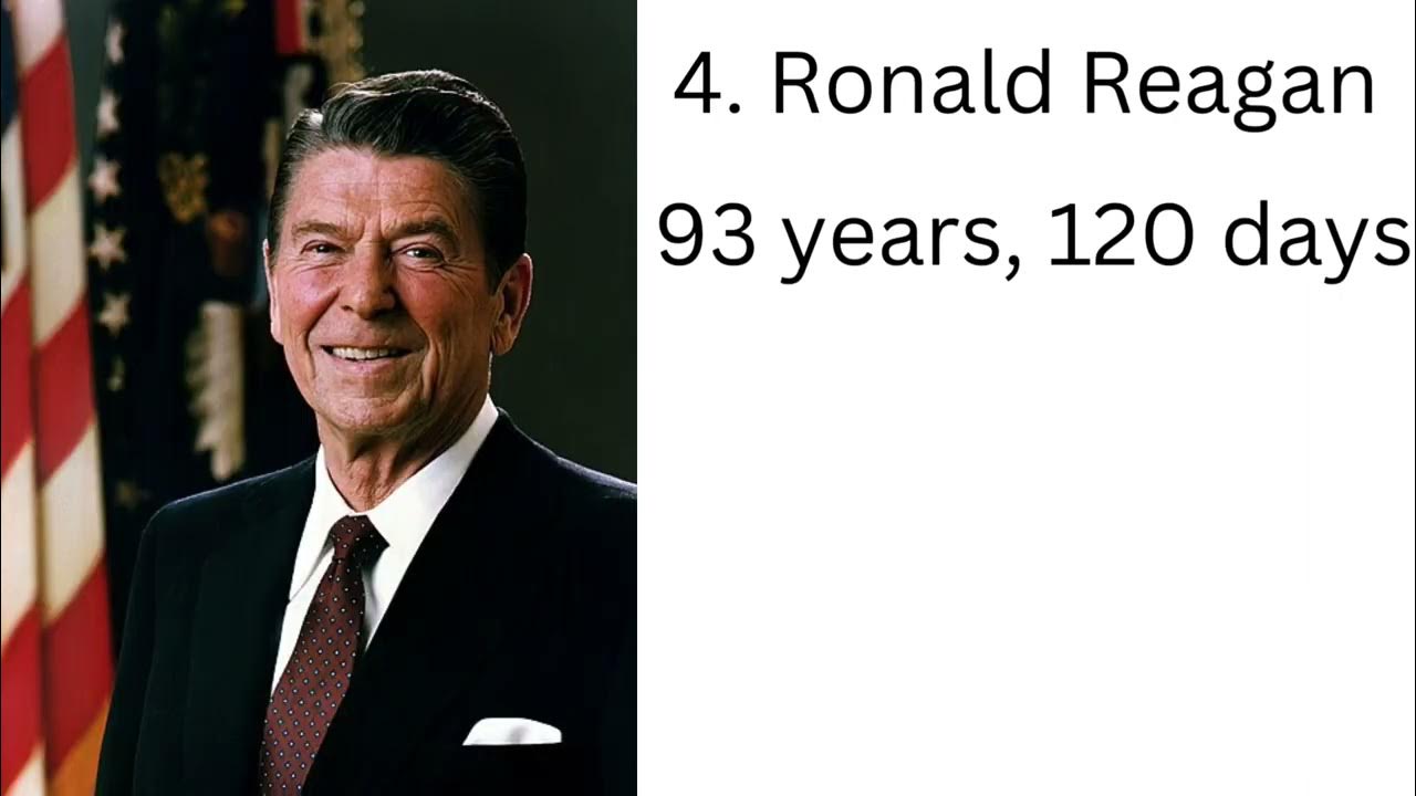 Top 10 Oldest U.S Presidents by Age YouTube