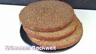 NUSS - Kuchen - Tortenboden - Wunderkuchen / Sponge Cake with Nuts / mit Haselnüsse - with HAZELNUTS
