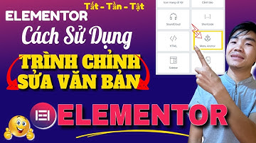 💥Hướng Dẫn Sử Dụng Trình Chỉnh Sửa Văn Bản Trong Elementor - Elementor Tất Tần Tật