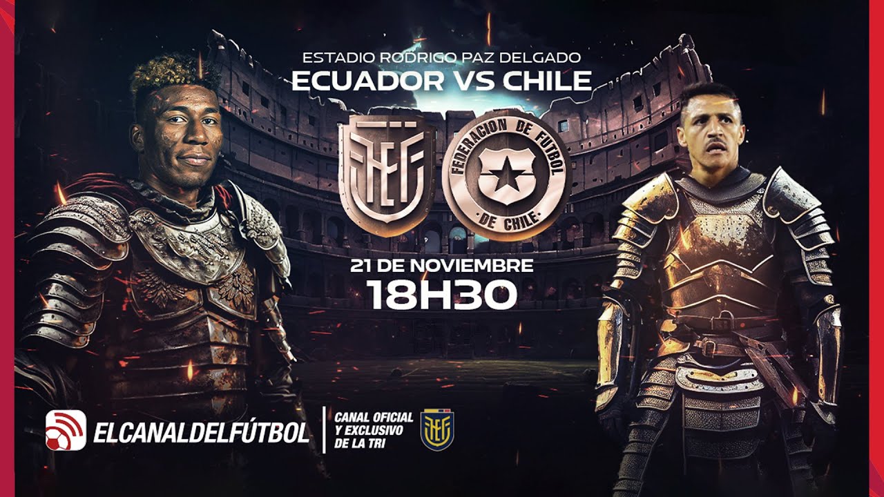 🔴 ECUADOR VS CHILE ELIMINATORIAS SUDAMERICANAS 2026 FECHA 6 YouTube