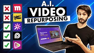 Top 5 AI Video Repurposing & Editing Apps Comparison | Vizard, Opus, Vidyo, Munch, Choppity… screenshot 5