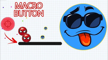 MACRO BUTTON + SOLO TAKEOVER (AGAR.IO MOBILE)