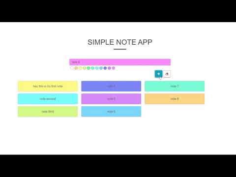 Note App In JavaScript With Source Code | Source Code & Projects