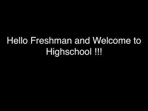 Anadarko High School Freshman Advice Video