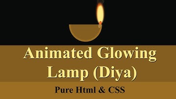 Happy Diwali, Animated Lamp Using HTML & CSS only