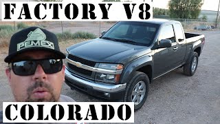 Factory v8 5.3 powered 4wd Chevy Colorado!