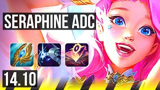 SERAPHINE & Blitzcrank vs JINX & Sona (ADC) | 4/1/17, 900+ games | EUW Master | 14.10