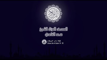 سورة الممتحنة بصوت سعد الغامدي (جودة عالية )  Surat al Mumtahanah Saad al Ghamidi