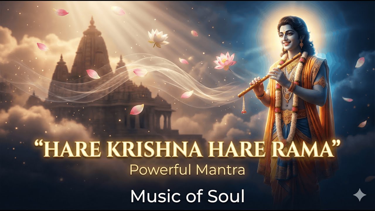 Hare Krishna Hare Rama Mantra 💖 Powerful Krishna Kirtan | Best Bhajan 2026 | Peaceful Music