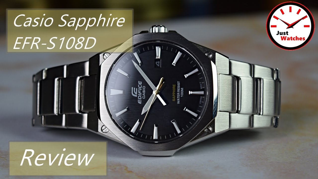 Casio Sapphire Review (EFR-S108D) - YouTube