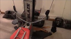 Low Cable Rows on the Bowflex Blaze: An alternative to lat pull downs.
