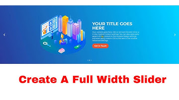 Divi Slider | How To Create A Full Width Slider With Divi  Slider Module