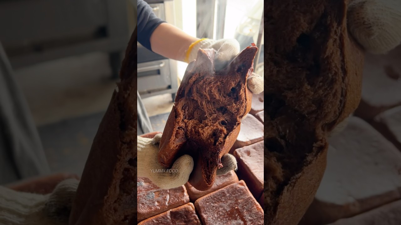 후쿠오카에서 초코식빵을 주문하면 생기는 일 chocolate bread #japanessefood