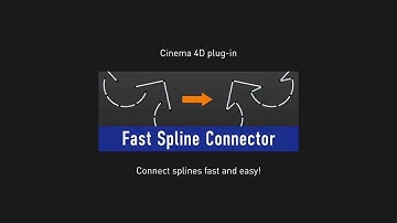 Fast Spline Connector for Cinema 4D. Demo and Tutorial