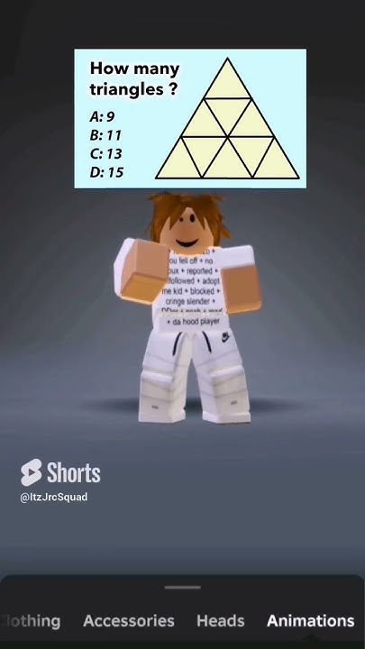 How many triangles do you see? #viral #trending#roblox #ItzJrcSquad ...