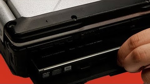 How to Install a Panasonic Toughbook CF-31 DVD MULTI DRIVE!