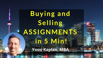 Buying and Selling ASSIGNMENTS in 5 Minutes !