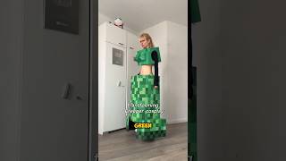Real-Life Minecraft Creeper Cosplay Comes to Life #shorts