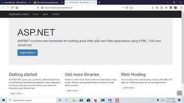 Publish from Visual Studio to Azure WebApp