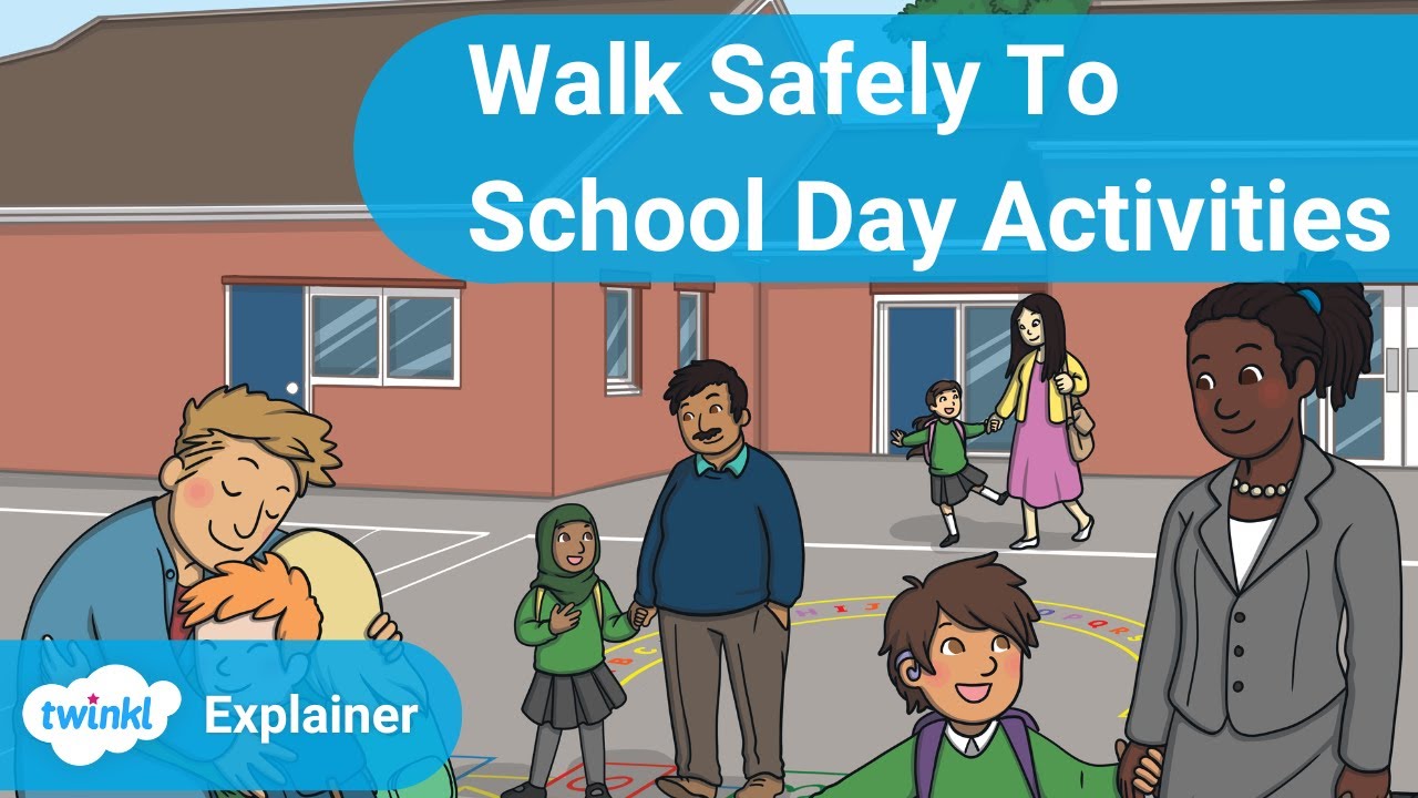 National Walk Safely to School Day Activities for Kids YouTube