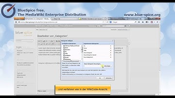 BlueSpice for MediaWiki: Kategorien anlegen und vergeben
