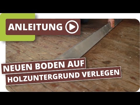 Video: Der beste Untergrund für Laminat auf einem Holzboden