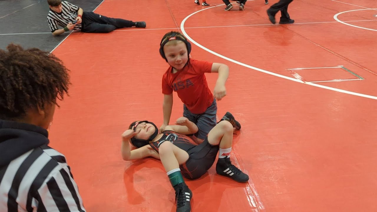 First YOUTH Wrestling Tournament 6U 46lbs 2022 Folkstyle Season YouTube