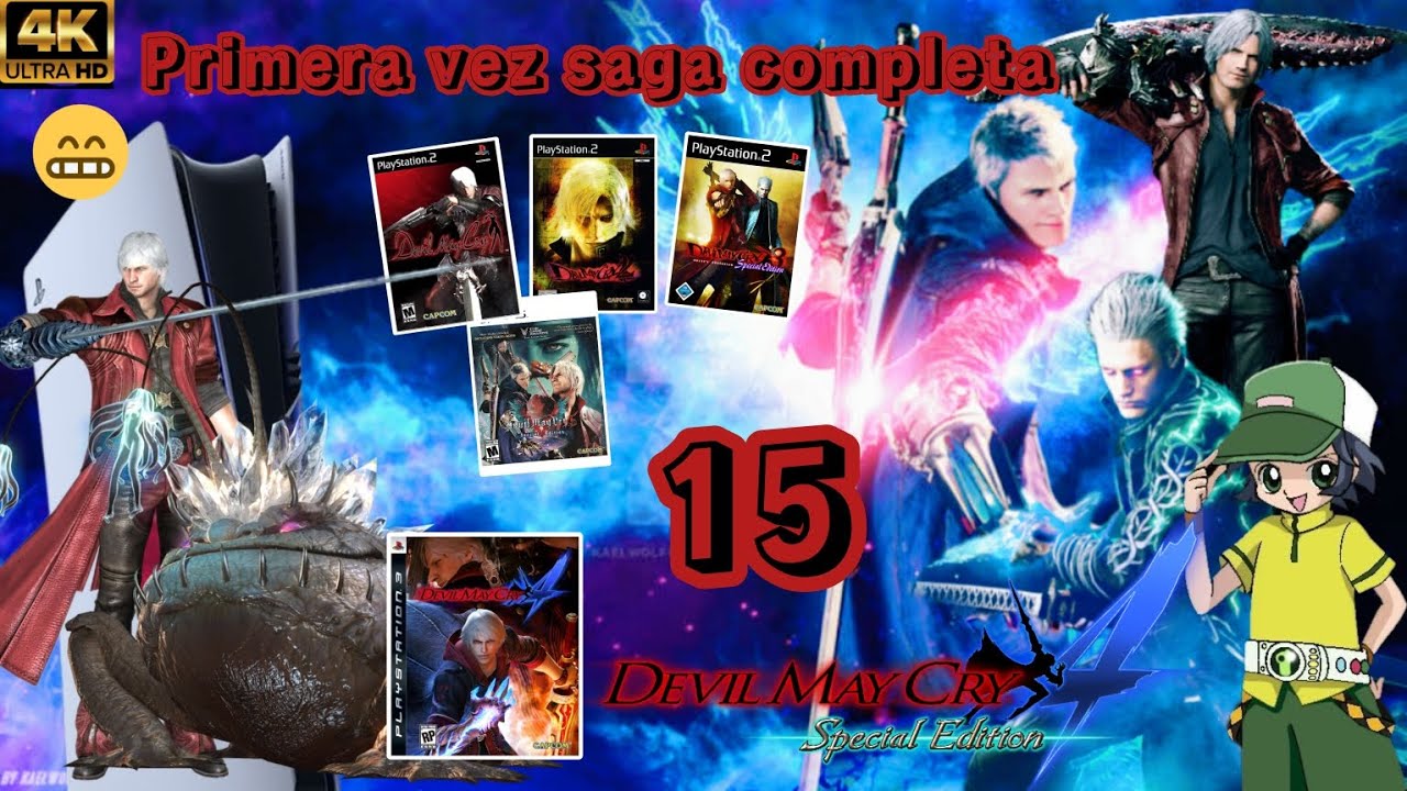 [15/20] devil may cry 4 - aquí mis jugadas resumidas de mi lista de favoritos reacción y más 😅🌠