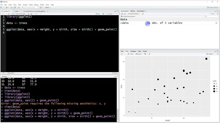 R Tutorial - 013 - How to create a scatterplot in ggplot2