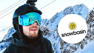 Skiing EVERY RUN at SNOWBASIN Ski Resort! - Day 1