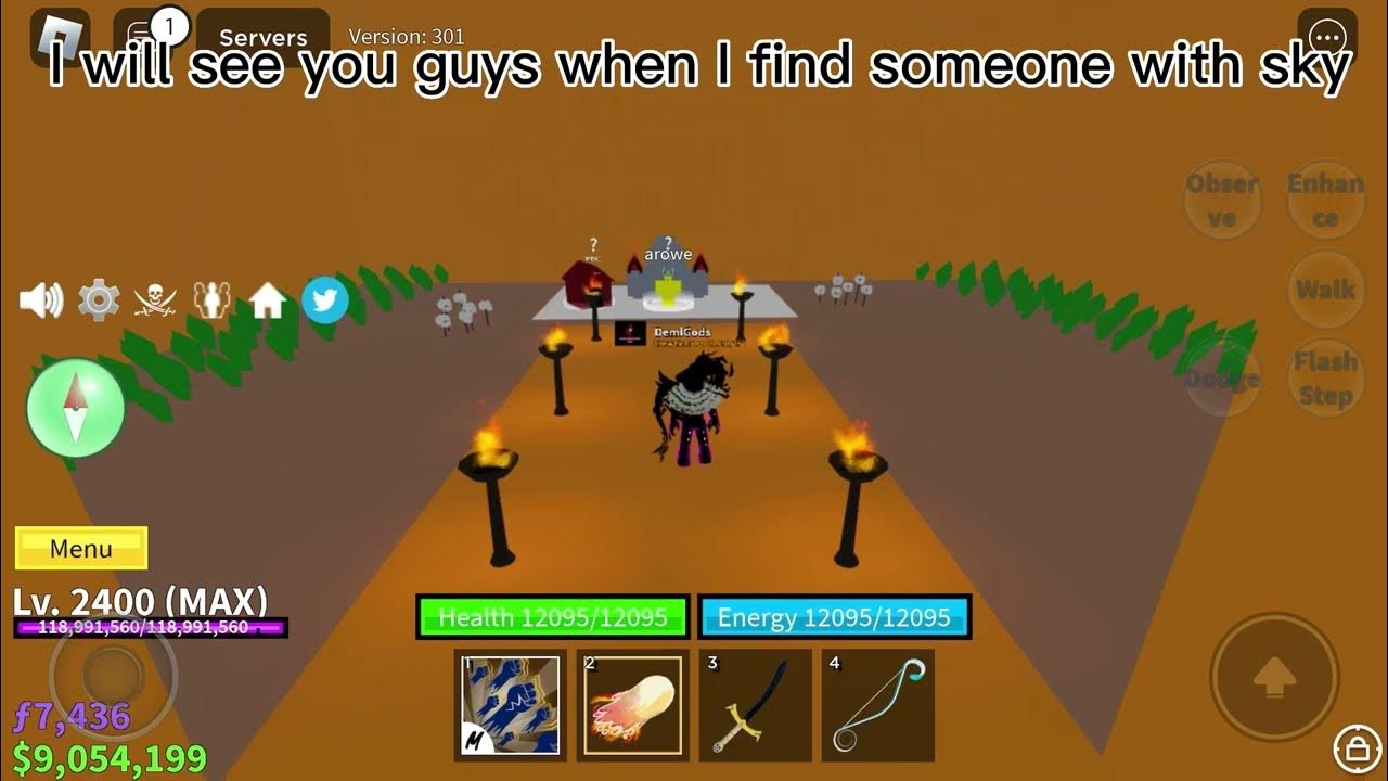 Sky race V1V3 (Blox fruit) YouTube