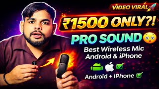 Best Wireless Mic for Android & iPhone Under ₹1500#grenaro #grenaromic #growwitharjun