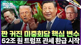美 4월 PPI(생산자물가지수) 예상치 상회 | 젠슨 황, 미·중 정상회담 참석 | 트럼프 관세 환급 시작 | 네비우스, 시스코 시스템즈 실적 | 미오라 | 05/13