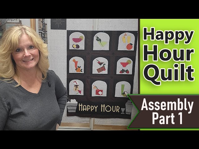 How to Assemble a Quilt Top with Sashing & Cornerstones | Happy