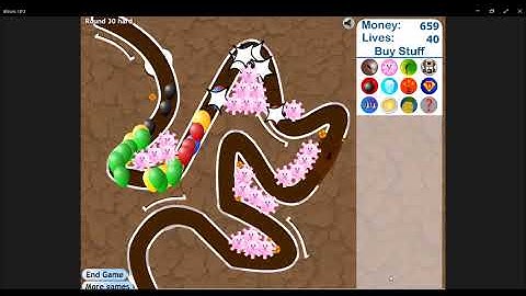 Tack Shooter Towers Only Without Tower Upgrades (Track 2, Hard, Bloons Tower Defense 3 Challenge)