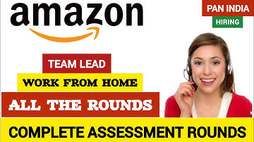 Amazon Team Lead Complete Assessment Test | 2025 | Must Watch 