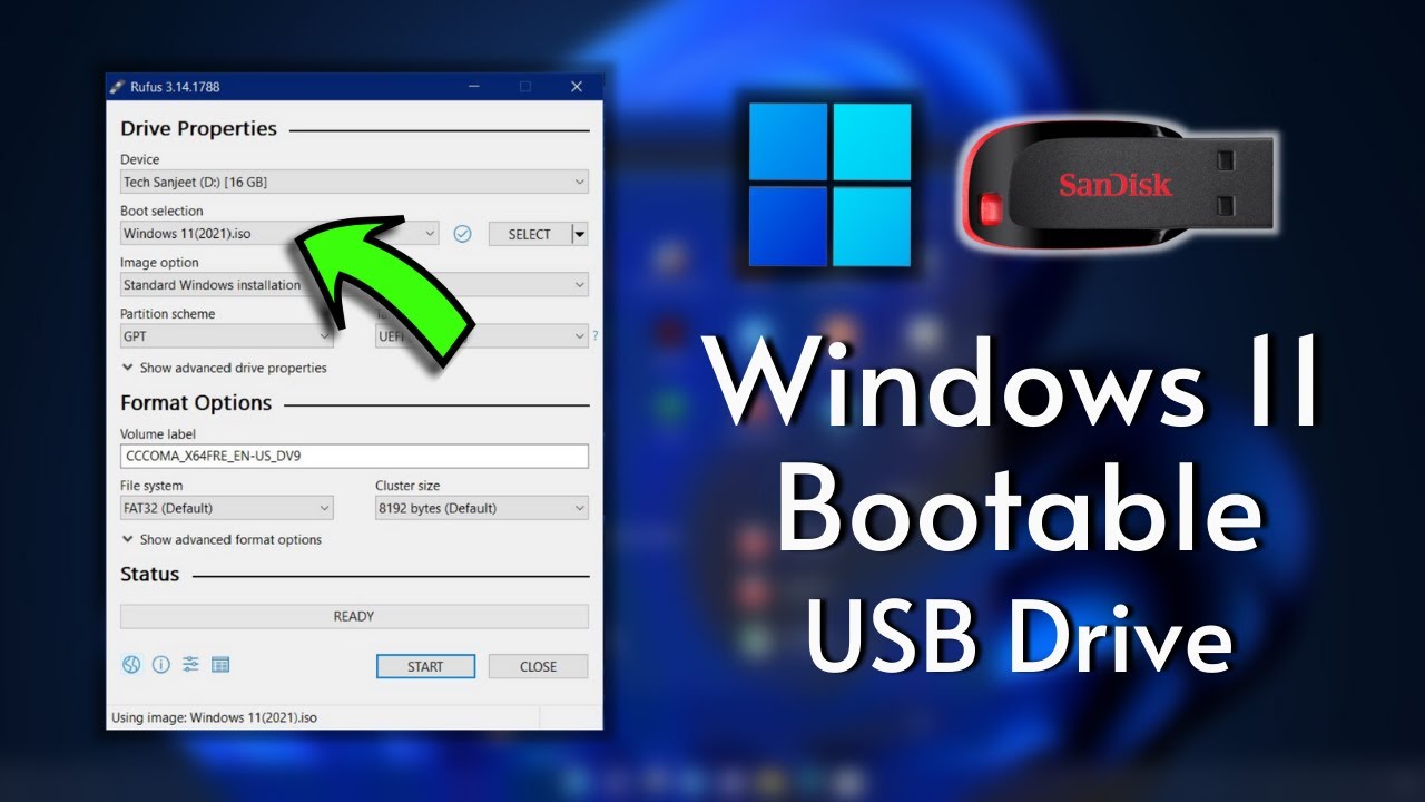 How To Create A Bootable Usb For Free Windows 10 Rufus Windows10