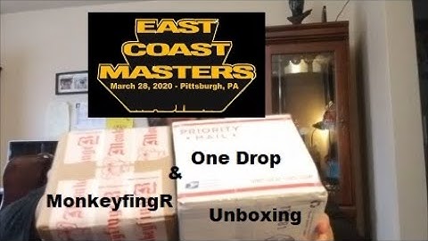 Huge MonkeyfingR and One Drop Yoyos Unboxing - ECM 2020