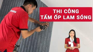 Thi công tấm ốp lam sóng | Lam sóng Hàn Quốc