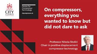 On compressors, everything you wanted to know but did not dare to ask  | Lecture Tuesday by CCT