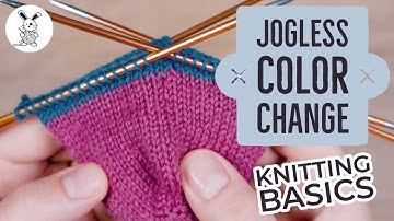 Knitting Basics - Jogless Color Change (Stripes)