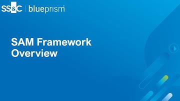 SS&C Blue Prism Security Automation Management Framework overview​