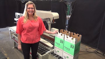 Bemis 1023 Automatic Top Flap Case Closer and Hot Melt Glue Sealer